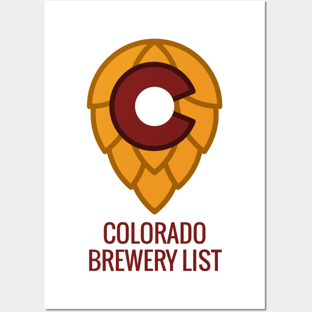 Colorado Brewery List - Light Wall Art by ColoradoBreweryList